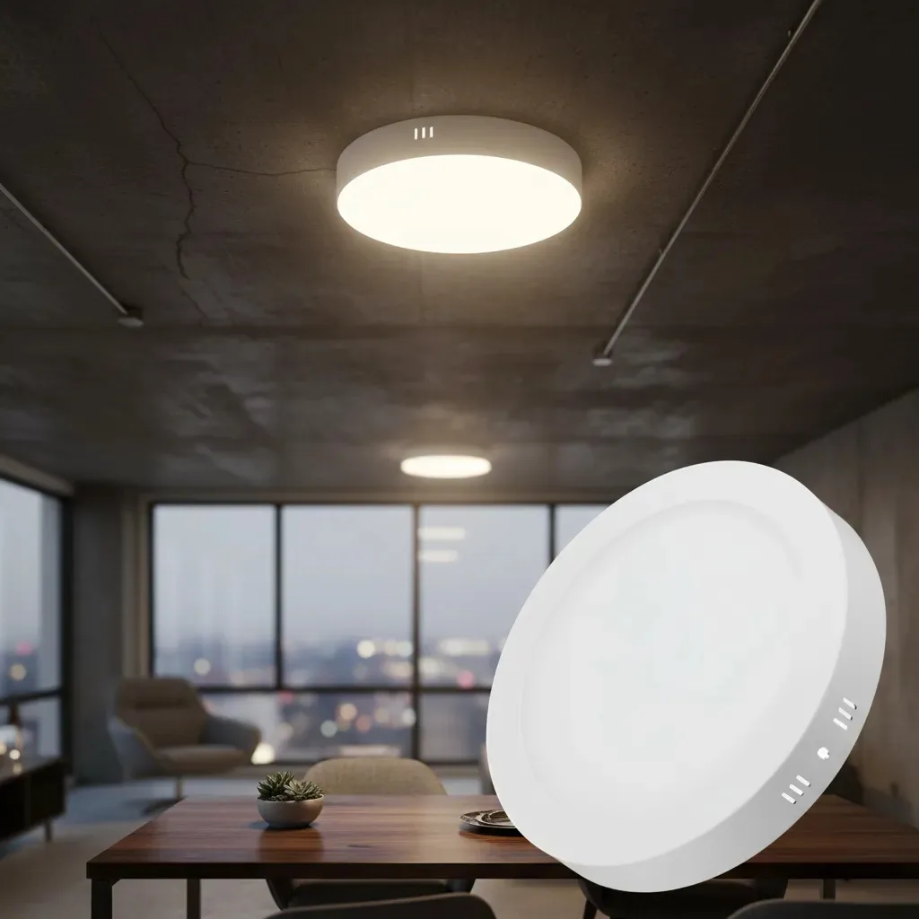 Plafón LED sobreponer redondo luz neutra